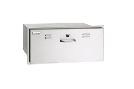Fire Magic Select Series 30-Inch Built-In 110V Electric Stainless Steel Warming Drawer - 33830-SW