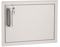 Fire Magic 53917 24-Inch Horizontal Single Access Door | Soft Close Stainless Steel BBQ Island Storage