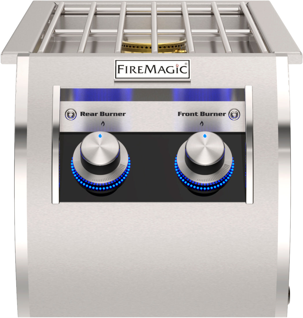 Fire Magic Echelon Diamond 3216 Built-In Natural Gas Double Side Burner | High-Performance Outdoor Cooking Natural Gas