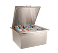 Fire Magic 33596 25-Inch Drop-In Refreshment Center with Insulated Lid | Premium Outdoor Bar & Beverage Station