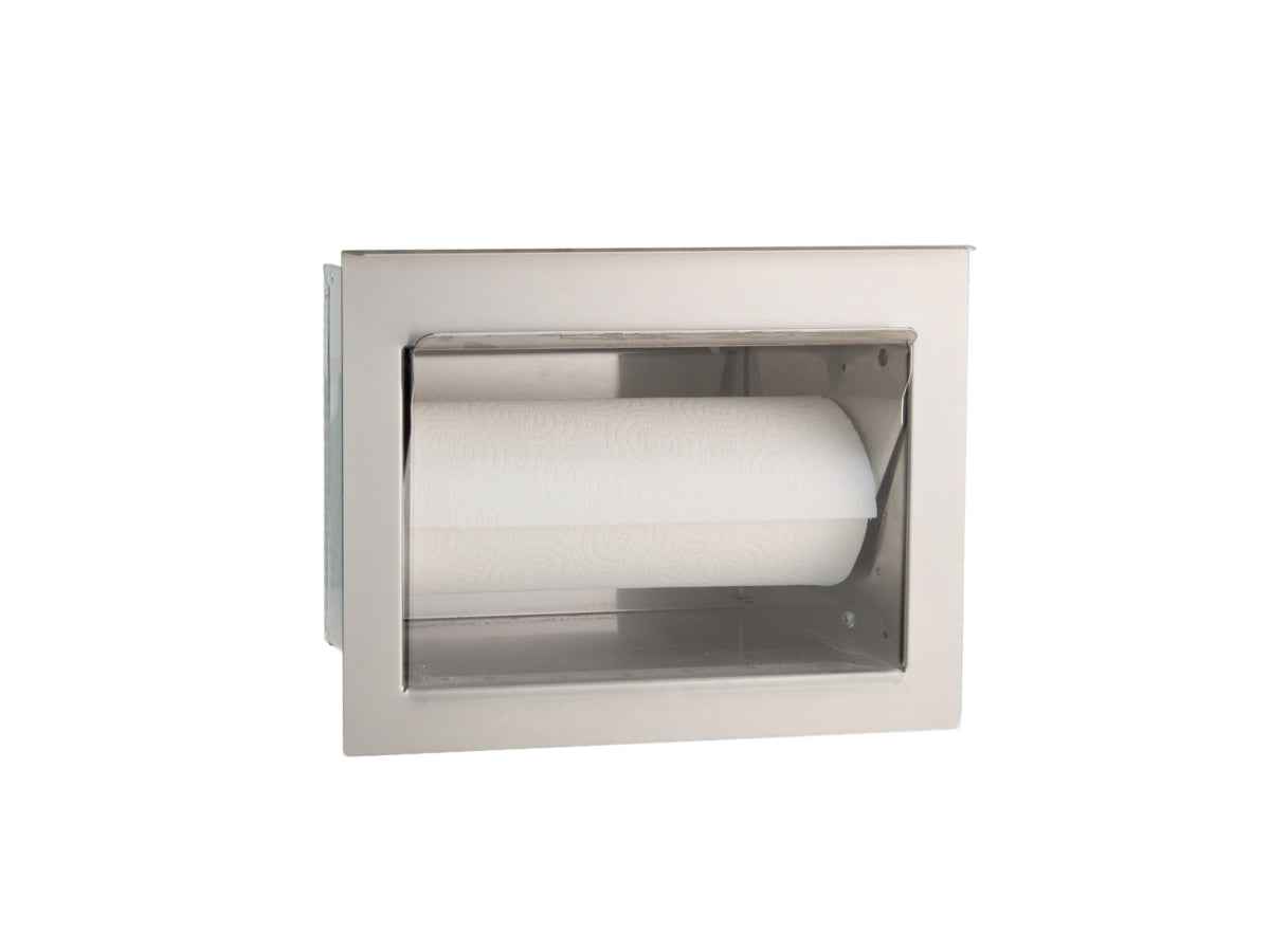 Fire Magic 53812 12-Inch Built-In Paper Towel Holder | Stainless Steel Outdoor Accessory