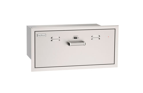 Fire Magic 53830-SW 30-Inch Electric Warming Drawer | 110V Stainless Steel Outdoor Kitchen Appliance