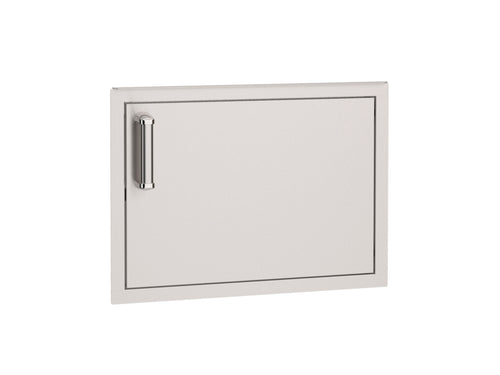 Fire Magic 53917 24-Inch Horizontal Single Access Door | Soft Close Stainless Steel BBQ Island Storage 24" Wide / Right Hinge (Handle on Left) / Without Key Lock