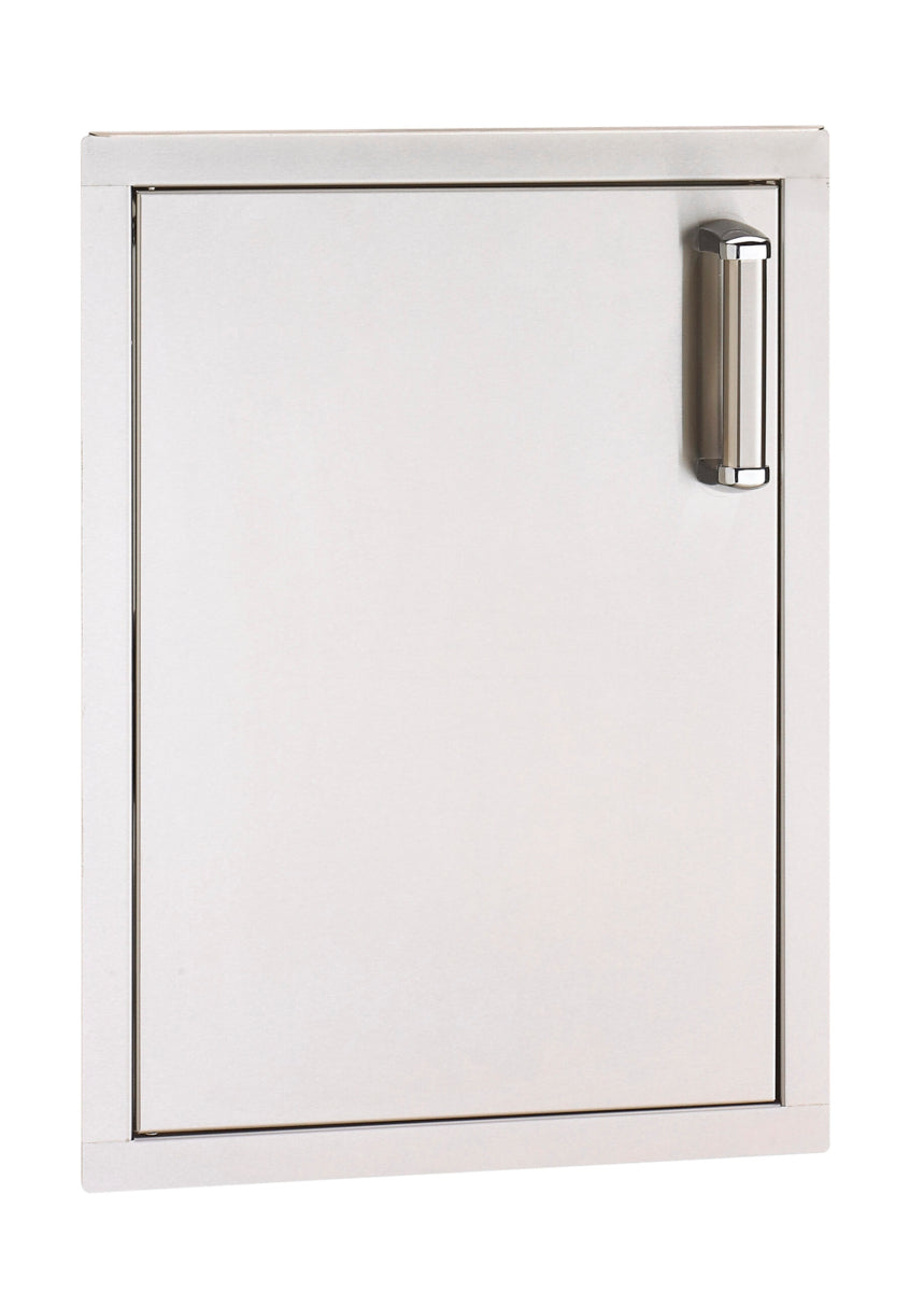 Fire Magic 53924SC 17-Inch Vertical Single Access Door with Soft-Close | Built-In Stainless Steel Door for Outdoor Kitchens