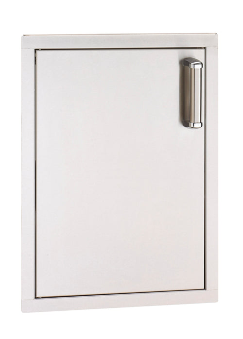 Fire Magic 53924SC 17-Inch Vertical Single Access Door with Soft-Close | Built-In Stainless Steel Door for Outdoor Kitchens