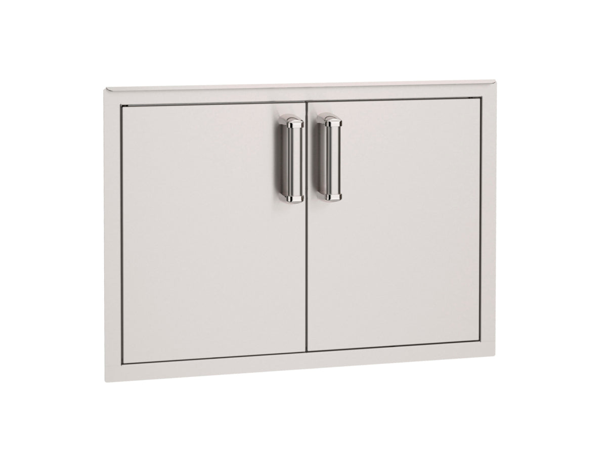 Fire Magic 53930SC 30-Inch Double Access Doors with Soft-Close | Standard Height Built-In Stainless Steel Doors for Outdoor Kitchens No without Key Lock