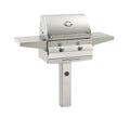 Fire Magic Choice C430s 24-Inch Post-Mounted Gas Grill with Analog Thermometer | Premium Freestanding Outdoor Grill