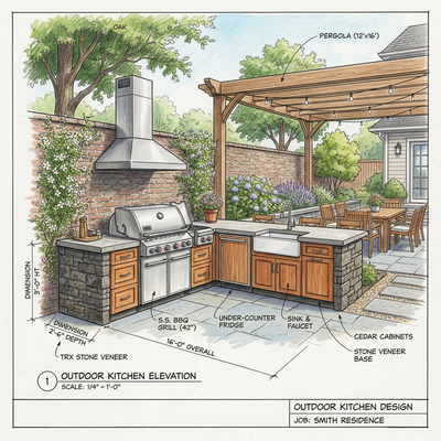 Outdoor Kitchen Design