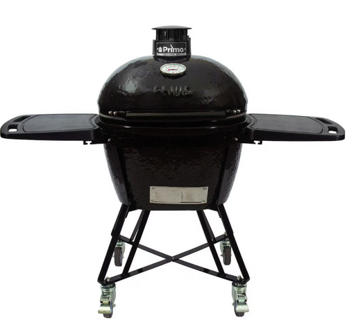 Primo Oval Large 300 Ceramic Kamado Charcoal Grill - PGCLGH(C) | Premium Kamado BBQ with Optional All-In-One Cradle