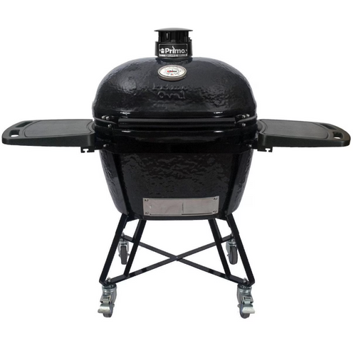 Primo Oval X-Large 400 Ceramic Kamado Charcoal Grill - PGCXLH(C) | Premium Kamado BBQ with Optional All-In-One Cradle